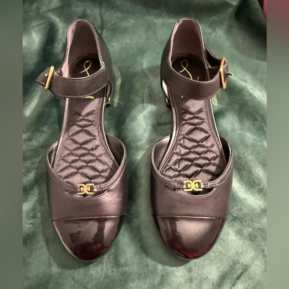 Sam Edelman Rylie Ankle Strap Cap Toe Flat (Women)$150